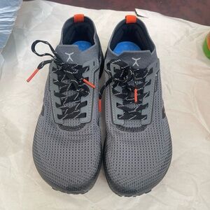 Flux Adapt Runner Earth-Link Grey Minimalist Barefoot Shoe M8.5 W10